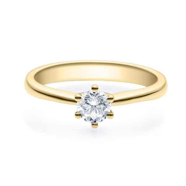 Diamantring forlovelsesring 0,30 ct i 14kt gull. Diona - 18001030