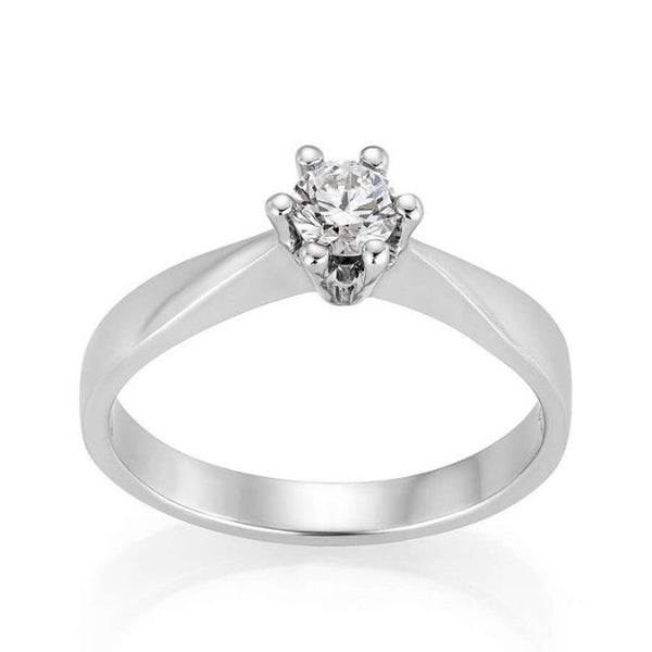 Forlovelsesring med Lab Grown diamant i 0.50 ct og River (D)-VS1 - LG050hg